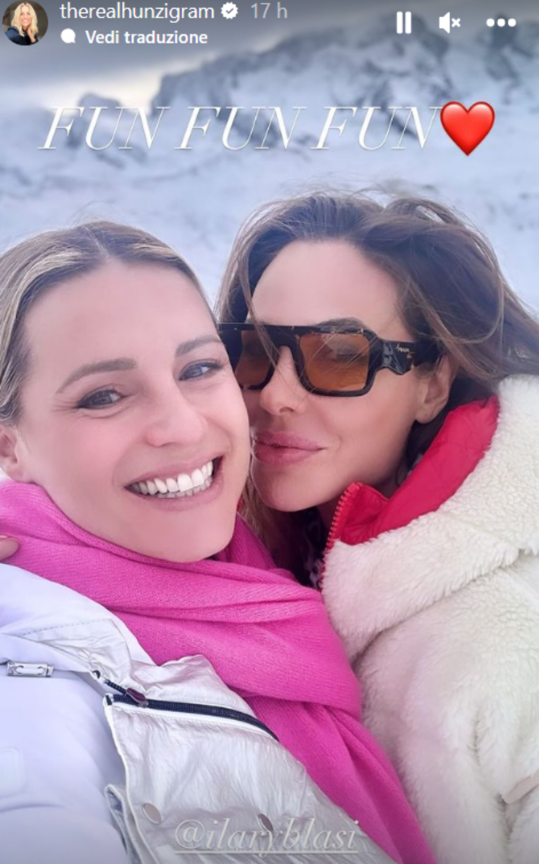 michelle hunziker notte in igloo