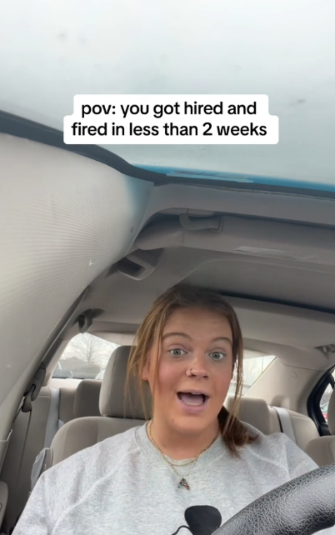 assunta e licenziata in 10 giorni